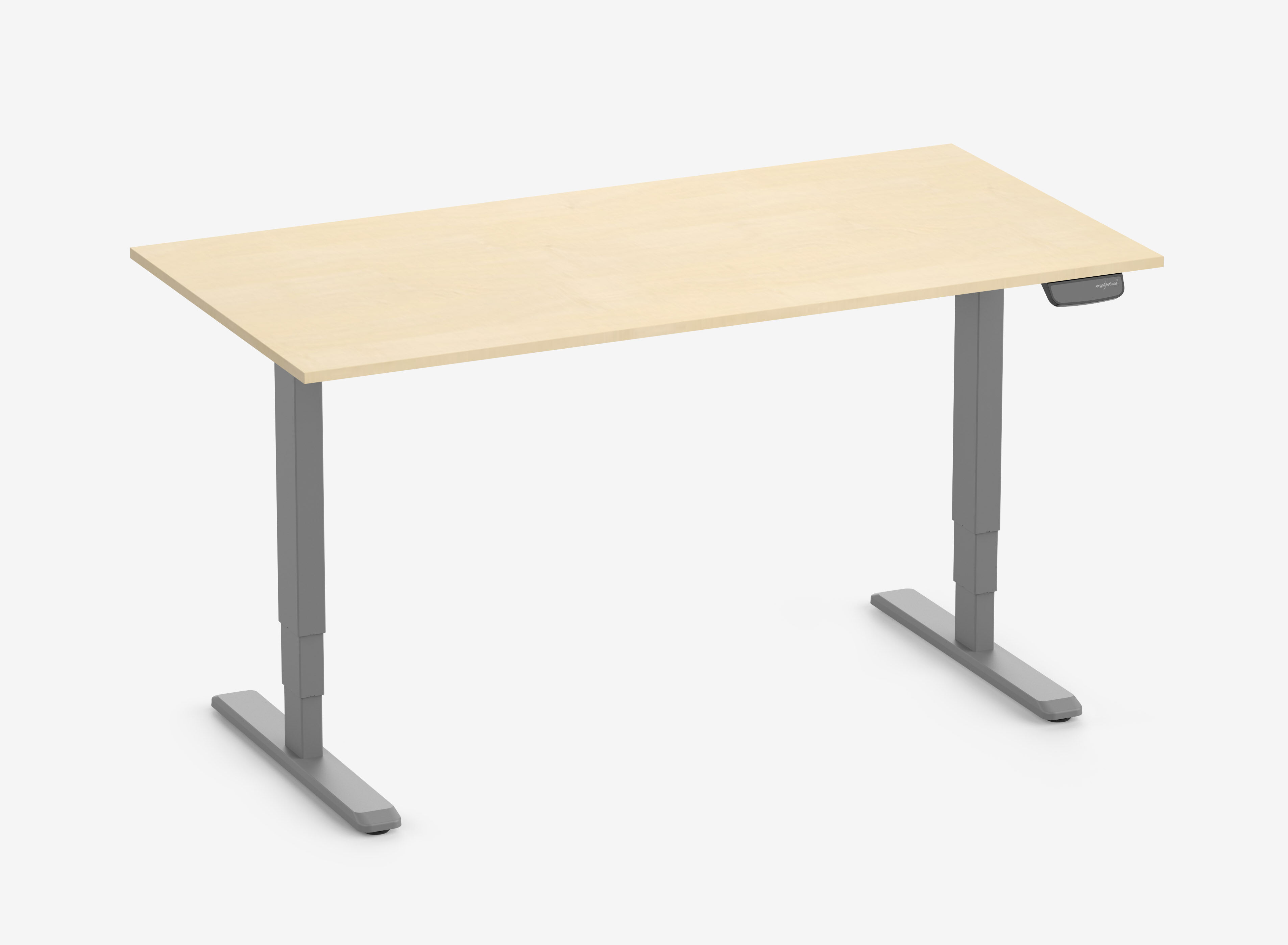 PRIMUS Schreibtisch XL Grau 220x80 Birke