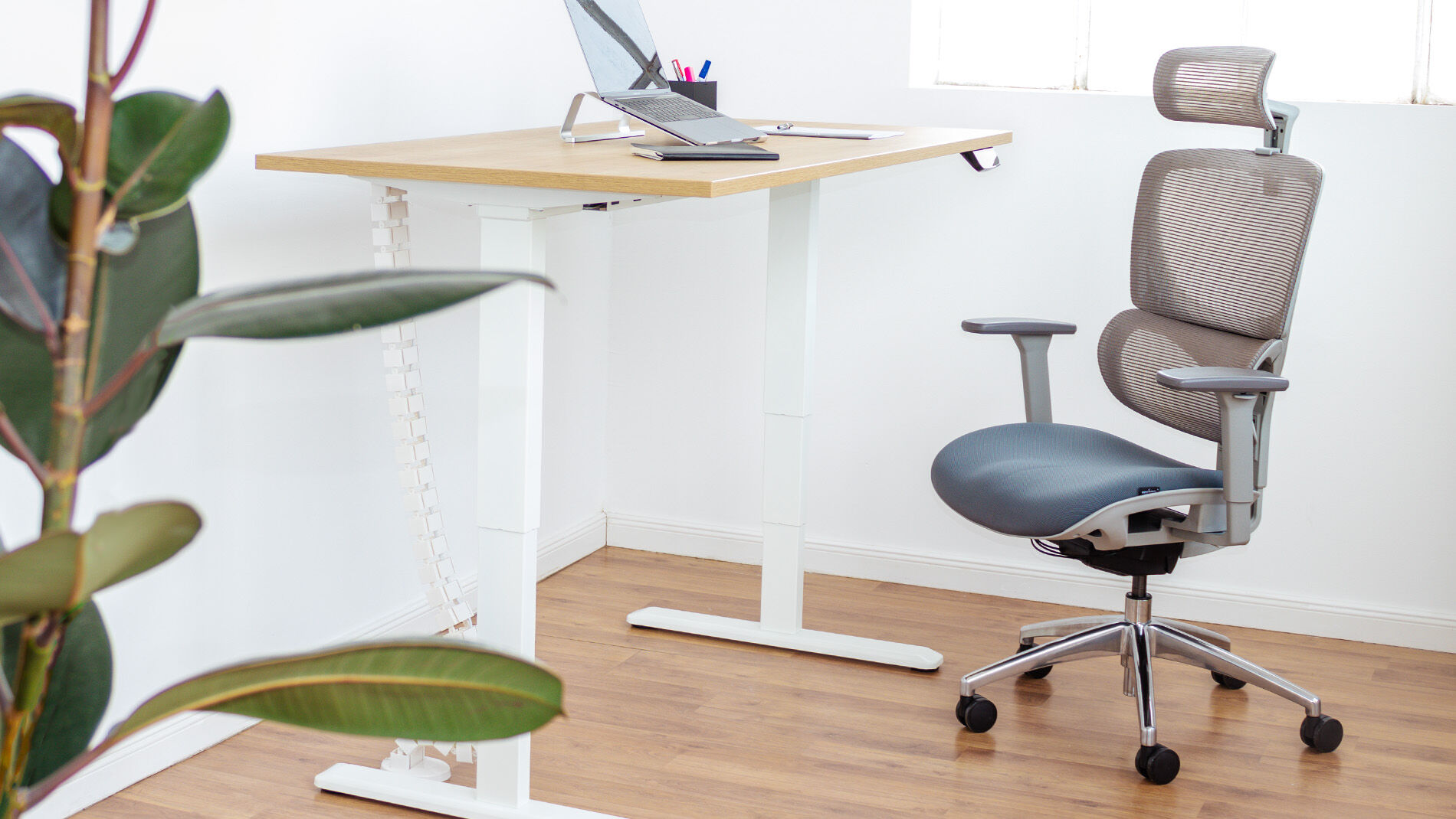 Bürodrehstuhl SENTA FX Mesh Normal Grau Silber