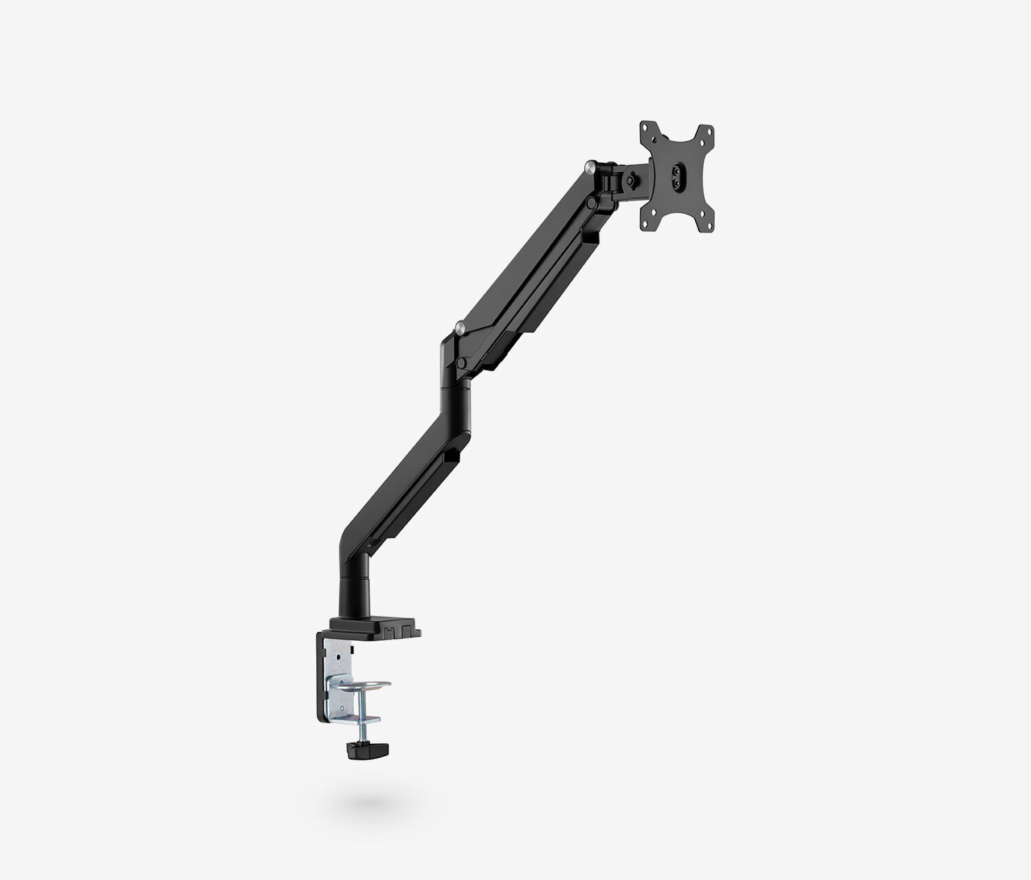 Enkele Gasveer Monitorarm - zwart