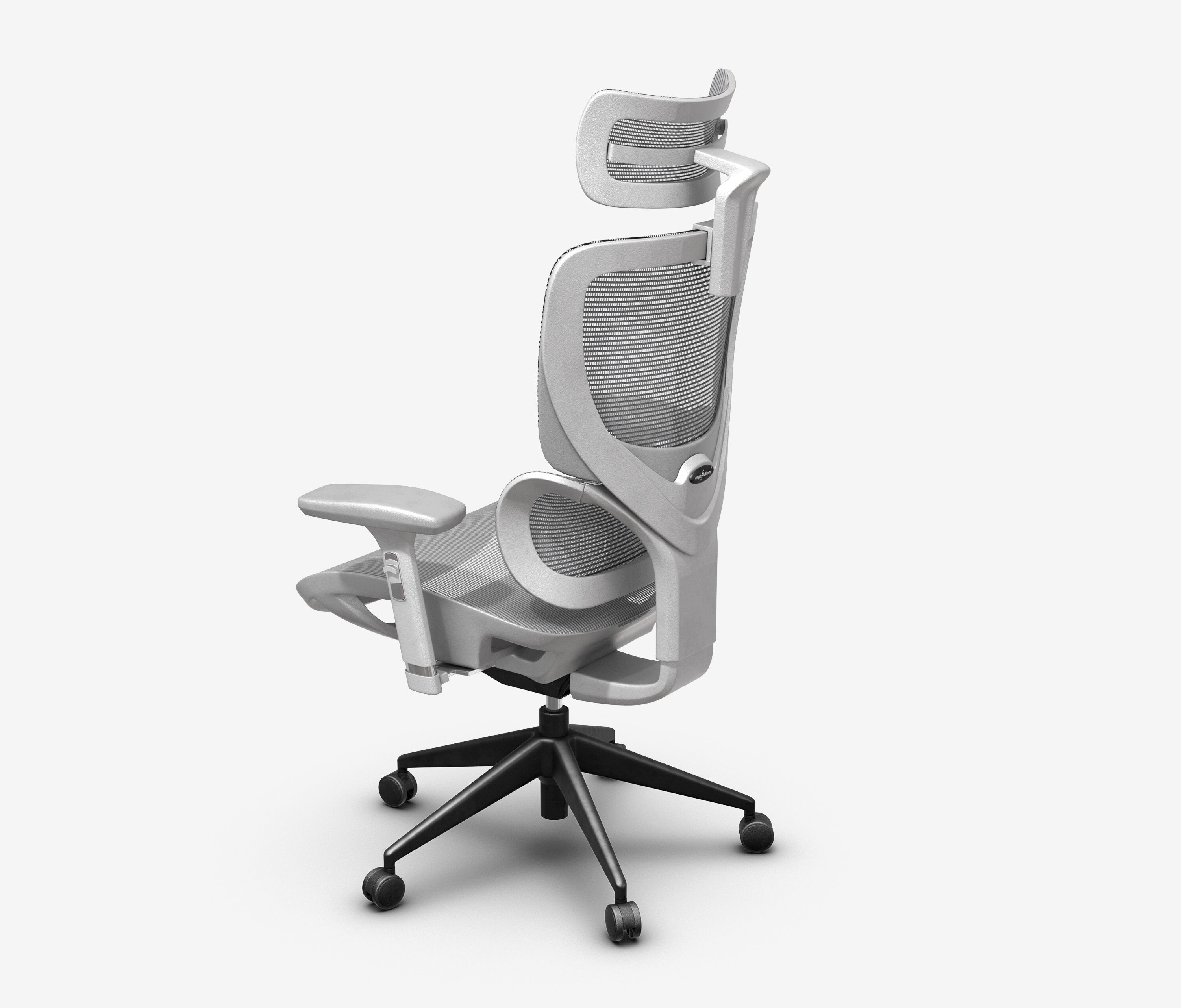 Bürodrehstuhl SENTA FX Mesh Niedrig Grau Schwarz