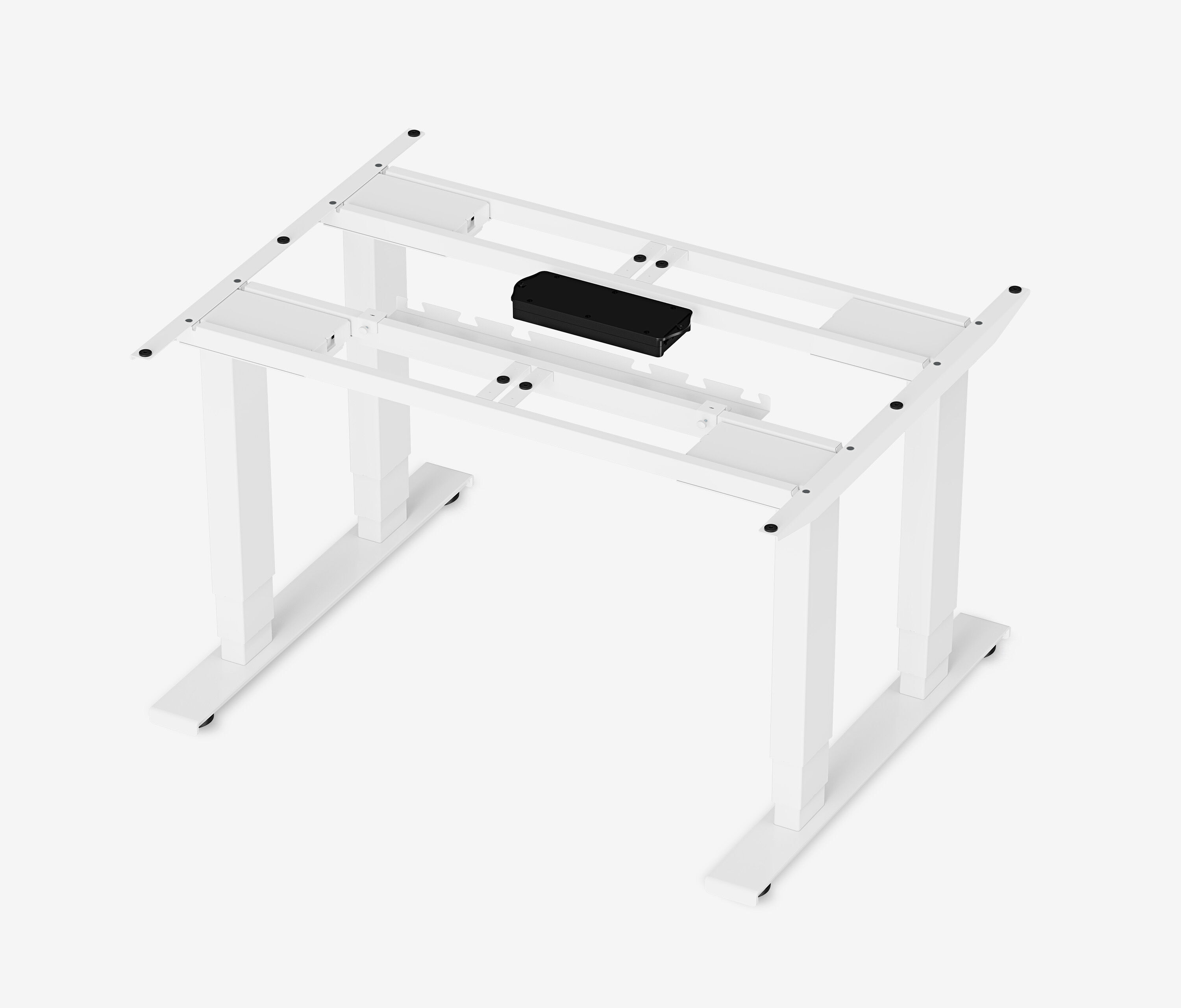 PRIMUS Schwerlasttisch, 1600 x 800 mm Weiß Buchen Echtholzplatte