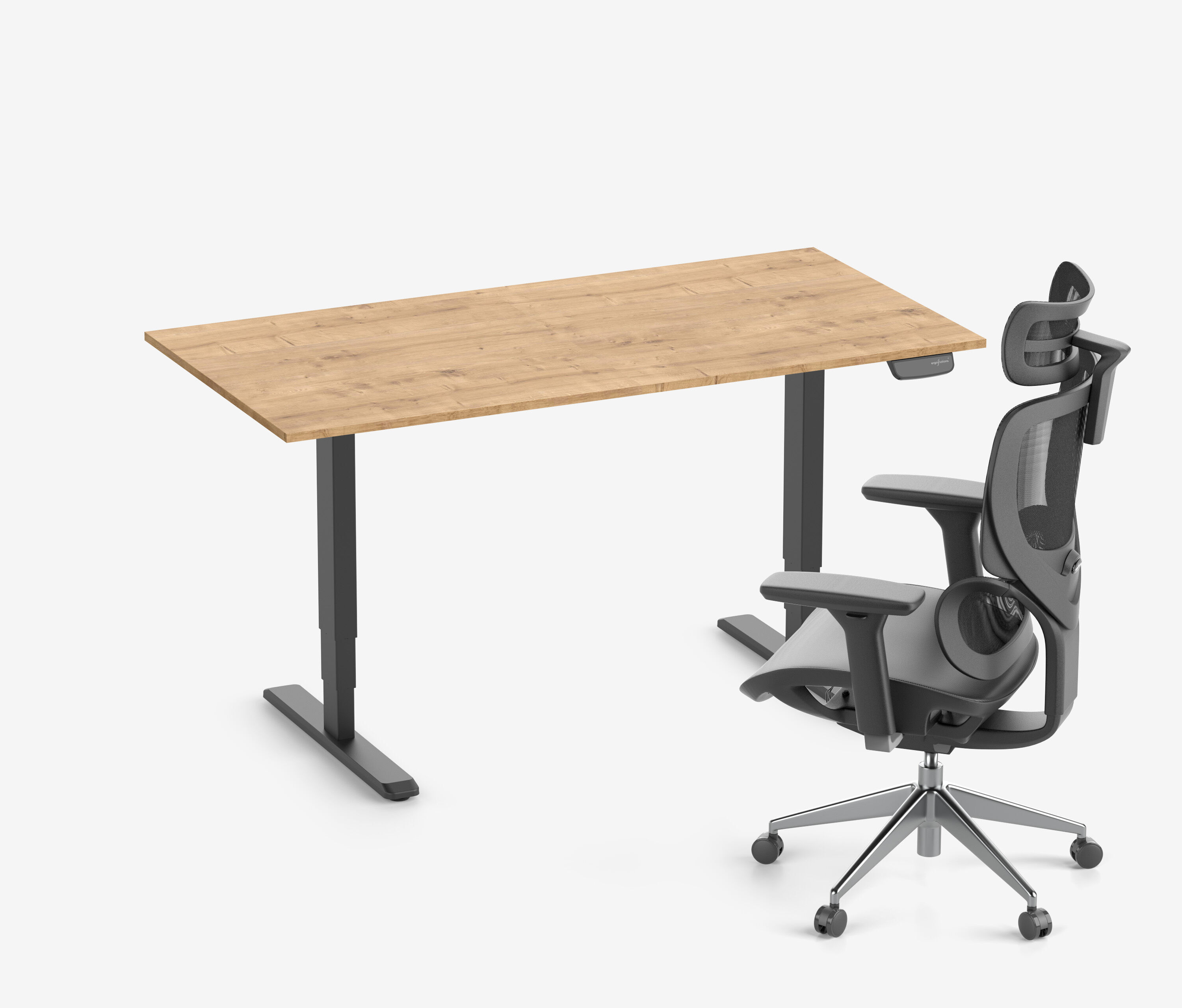 PRIMUS + Stuhl 140x80 Schwarz Eiche