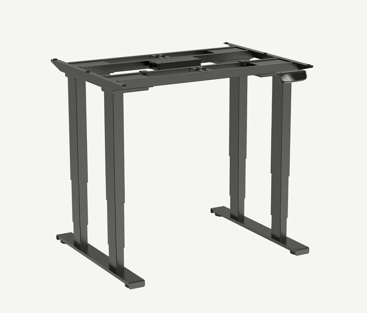 Schwerlasttisch mit Melaminplatte, 200x100 Eiche Schwarz