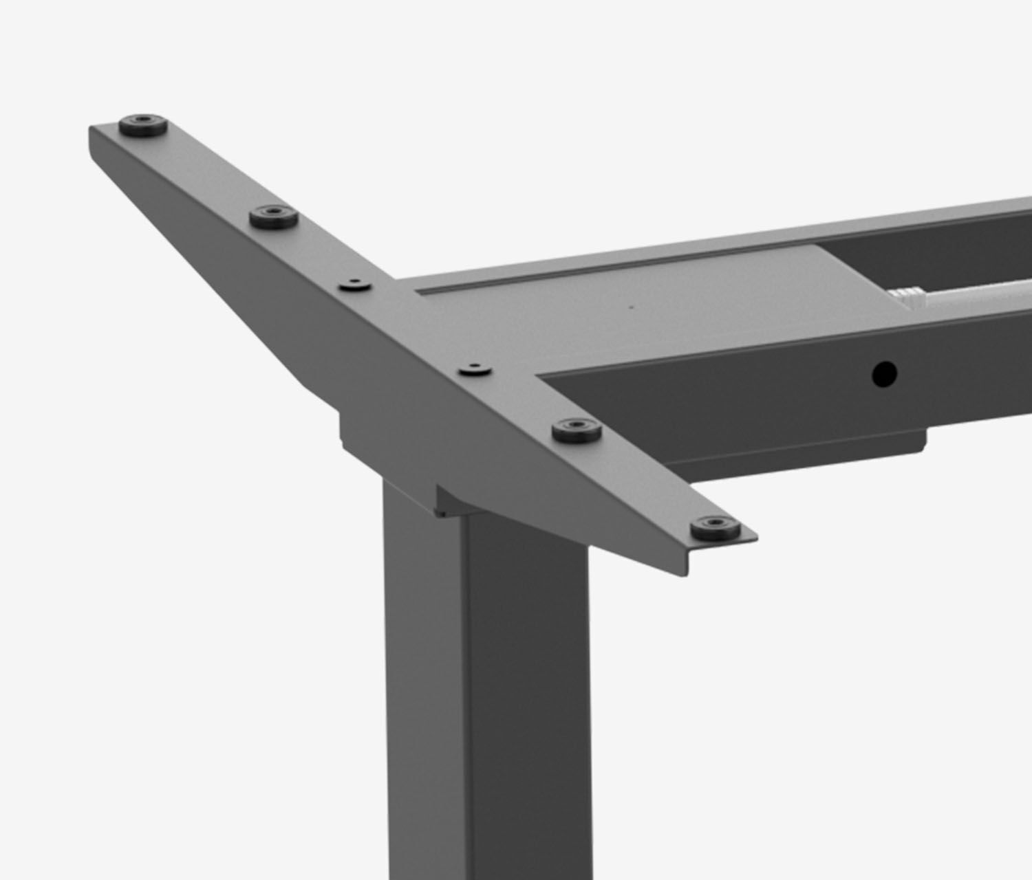 FOKUS Schreibtisch + Stuhl LINO Schwarz 120 x 70 cm Eiche