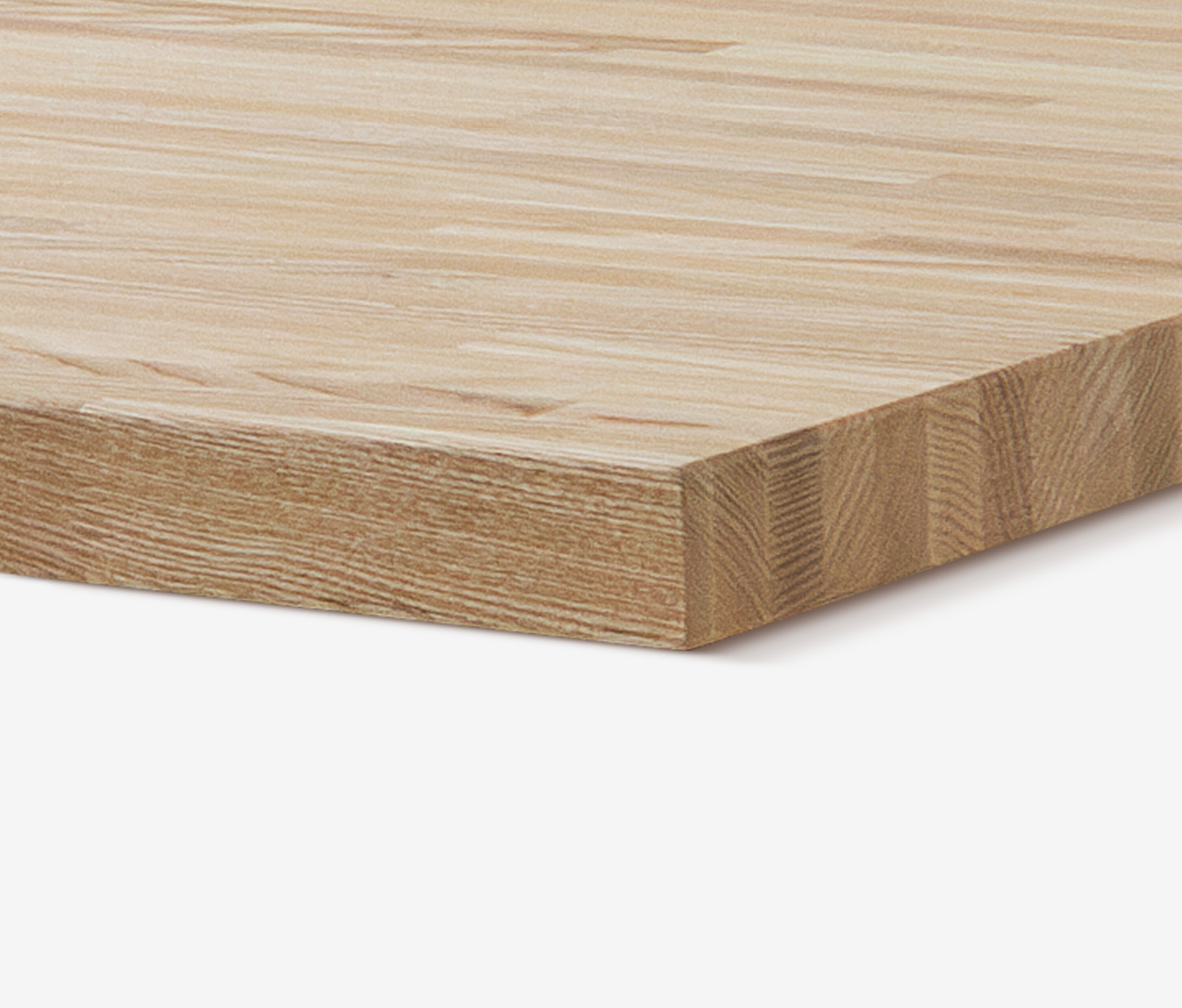 Essen Echt houten blad Kortlamellen, 1400 x 800 x 40 mm