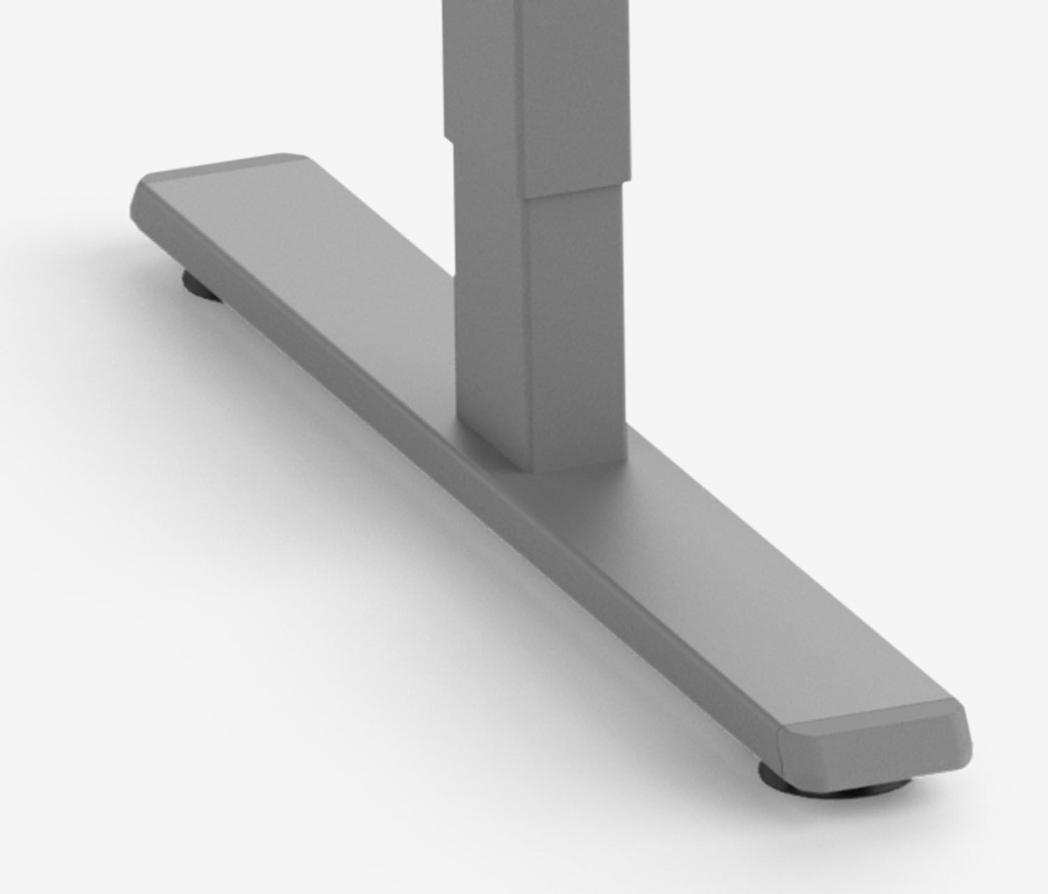 FOKUS + Stuhl Grau Nussbaum Normal 1200 x 70 x 19 mm