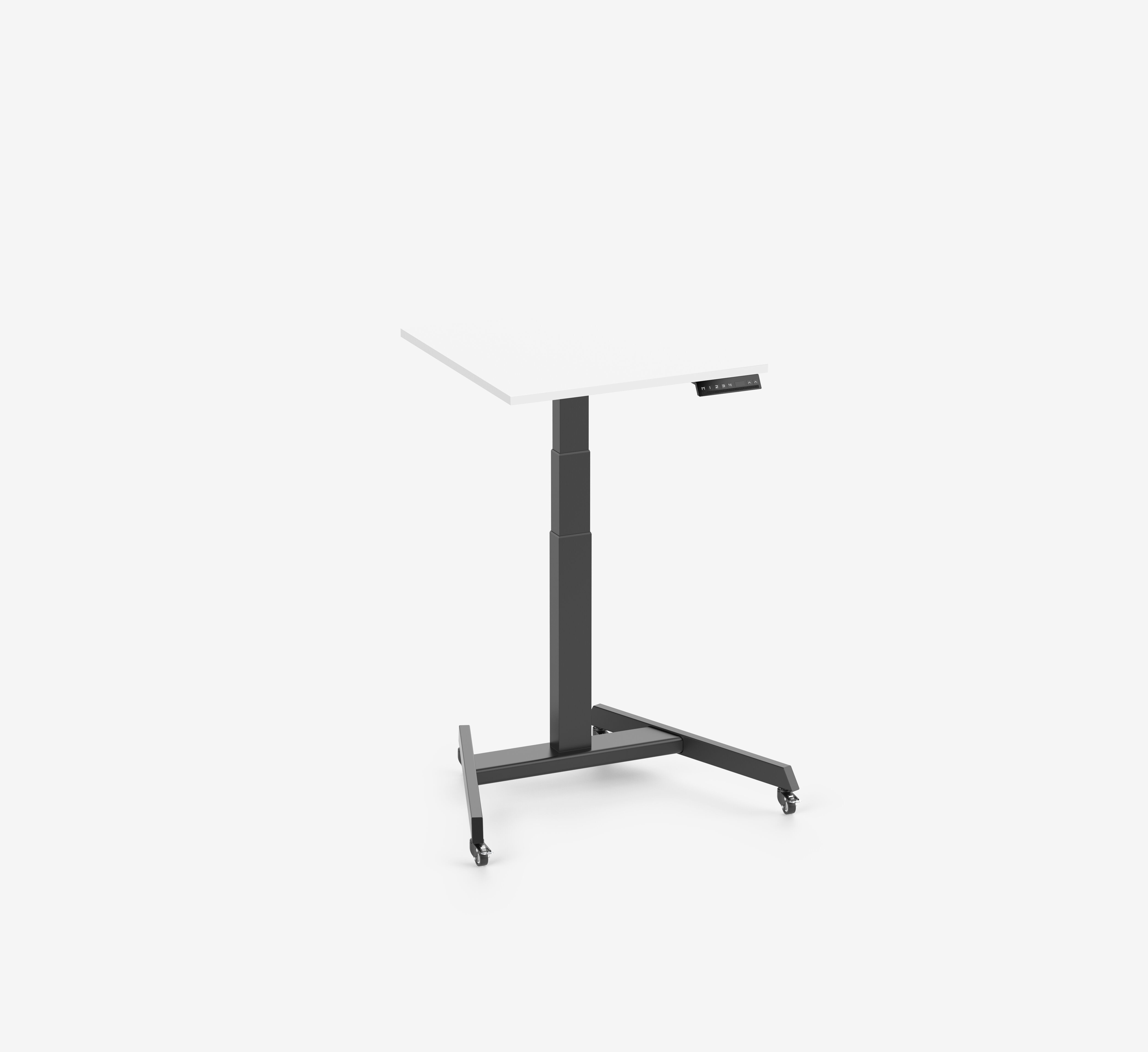 FOKUS Single Schreibtisch Schwarz Weiß 60x60