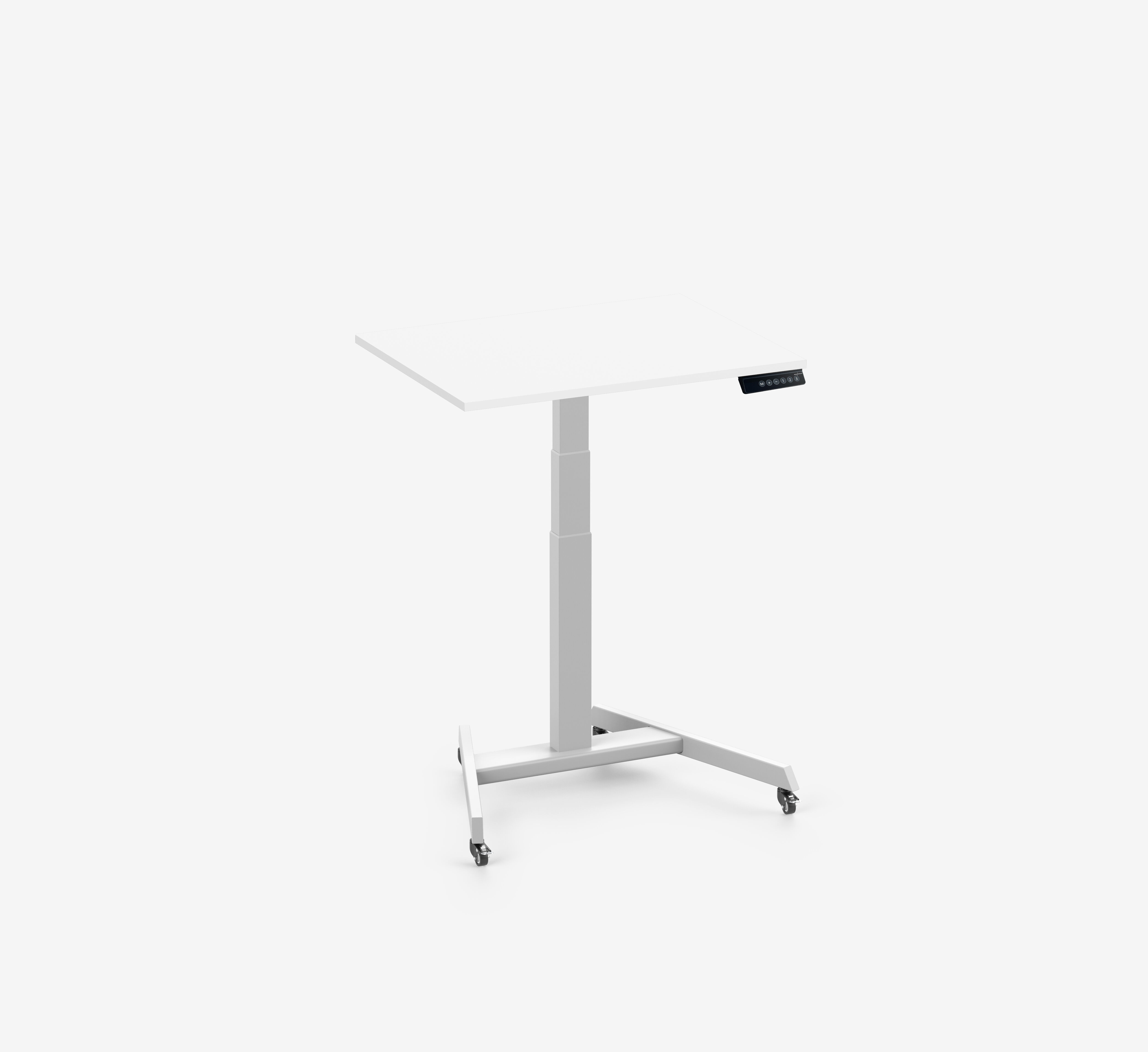 FOKUS Single Schreibtisch, Weiß Topweiß 80x60