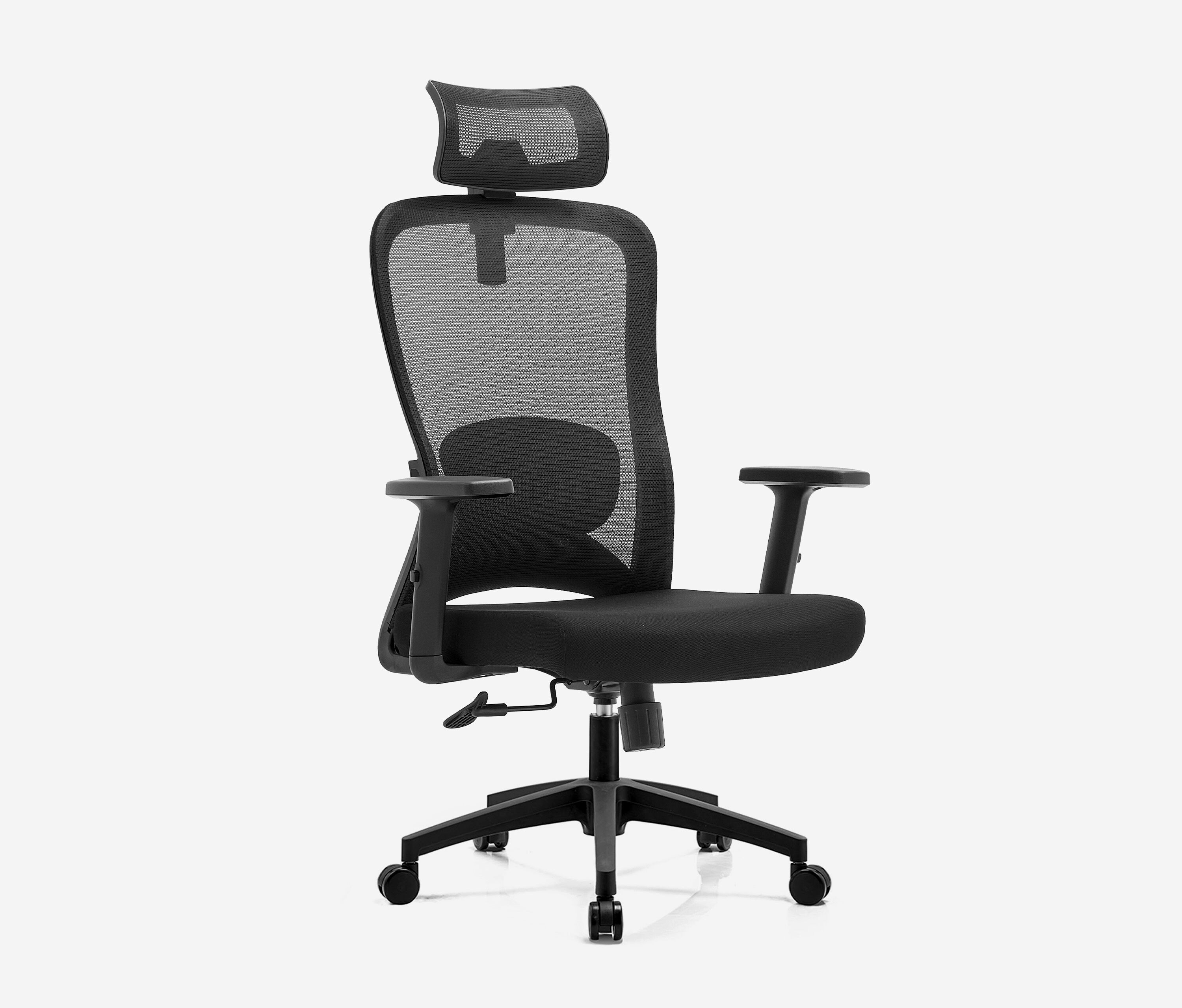 FOKUS Schreibtisch + Stuhl LINO Schwarz 120 x 70 cm Eiche