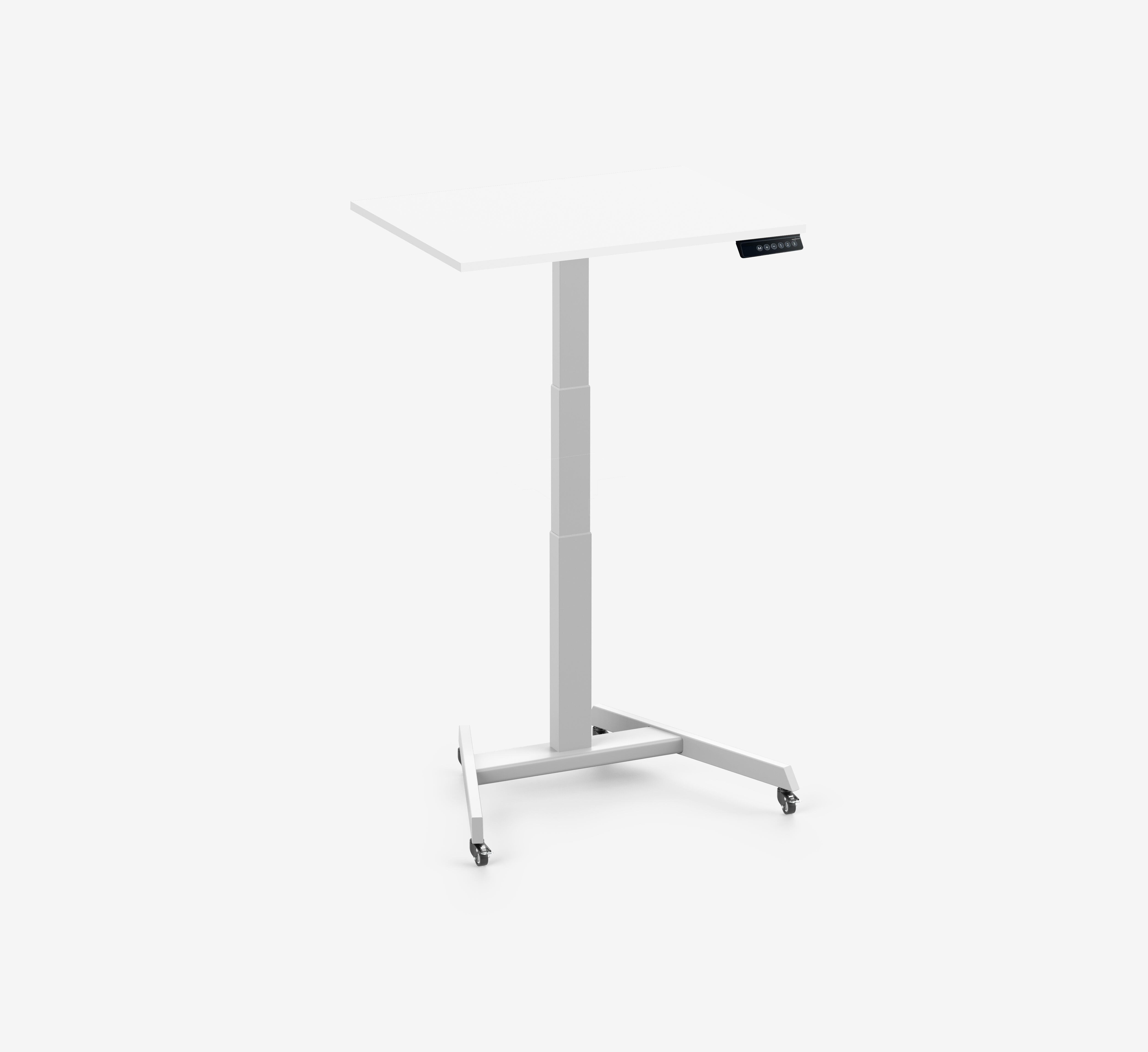 FOKUS Single Schreibtisch, Weiß Topweiß 80x60