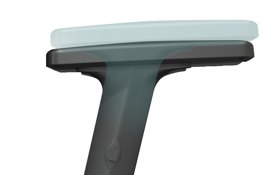 ARMLEUNINGEN MET HOOGTEVERSTELLING EN PU-BEKLEDING