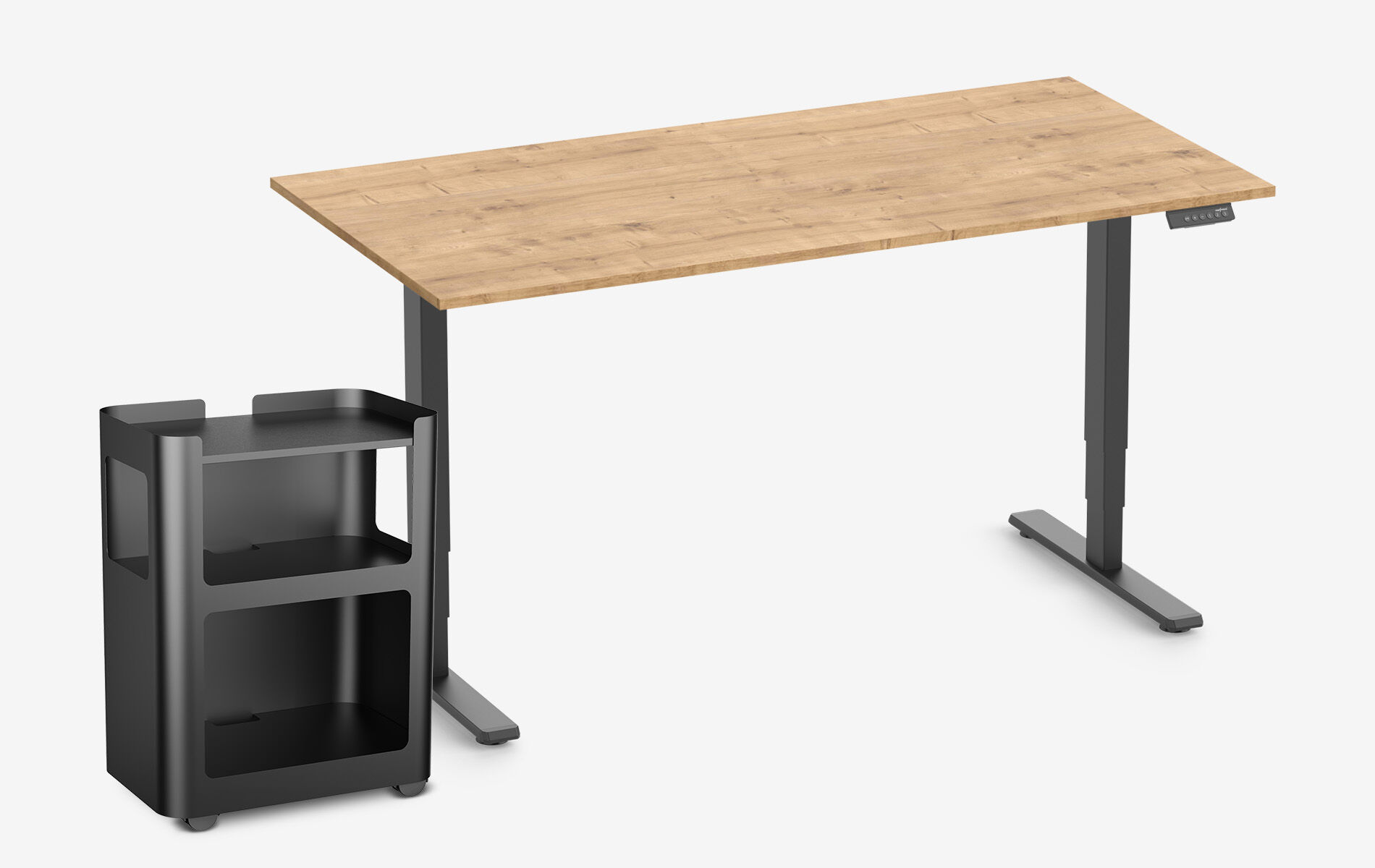 FOKUS bureau + rolwagen