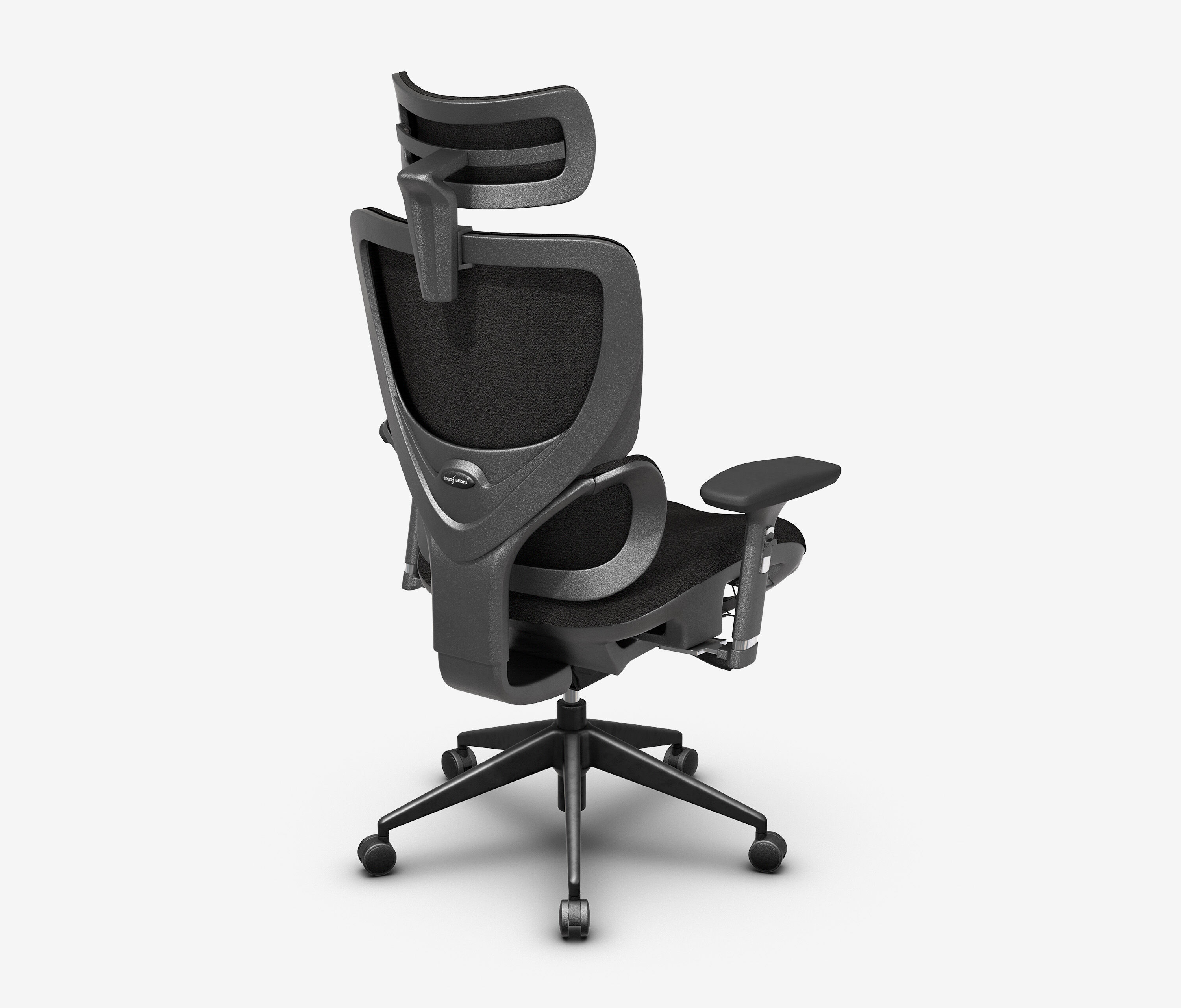 Bürodrehstuhl Senta FX Polster Niedrig Schwarz Schwarz