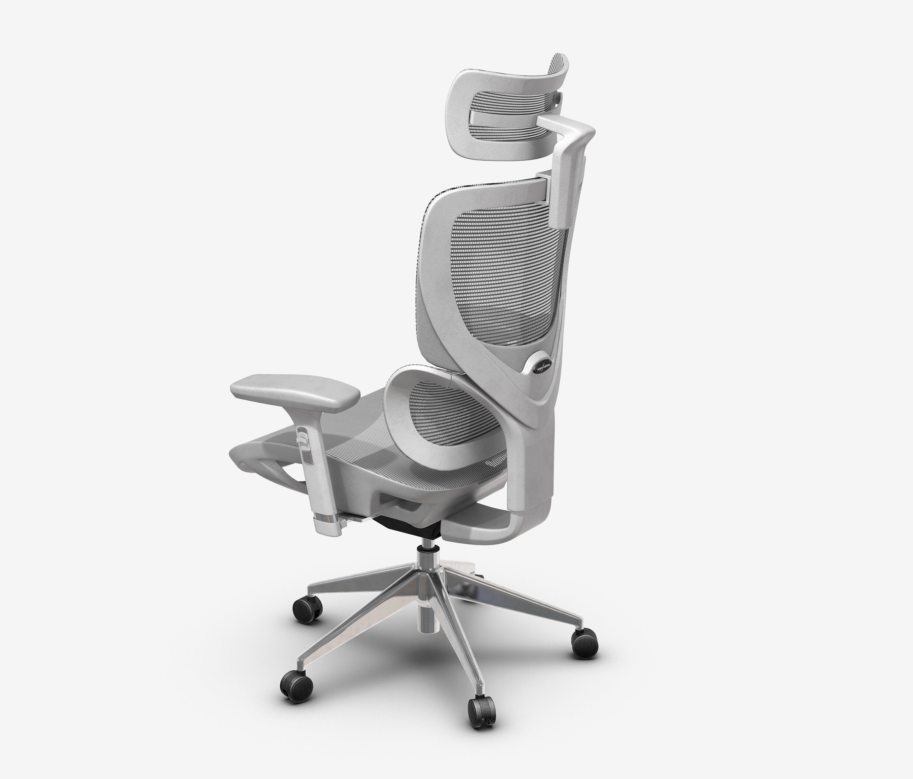 Bürodrehstuhl SENTA FX Mesh Normal Grau Silber