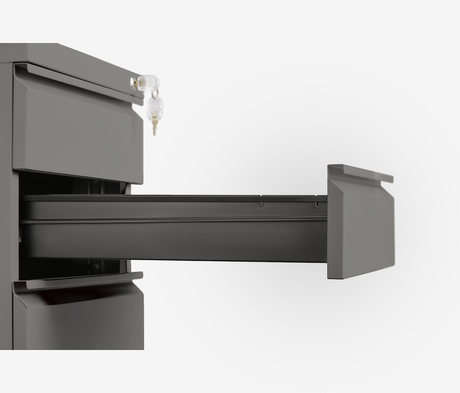 Metallrollcontainer Grau Lichtgrau