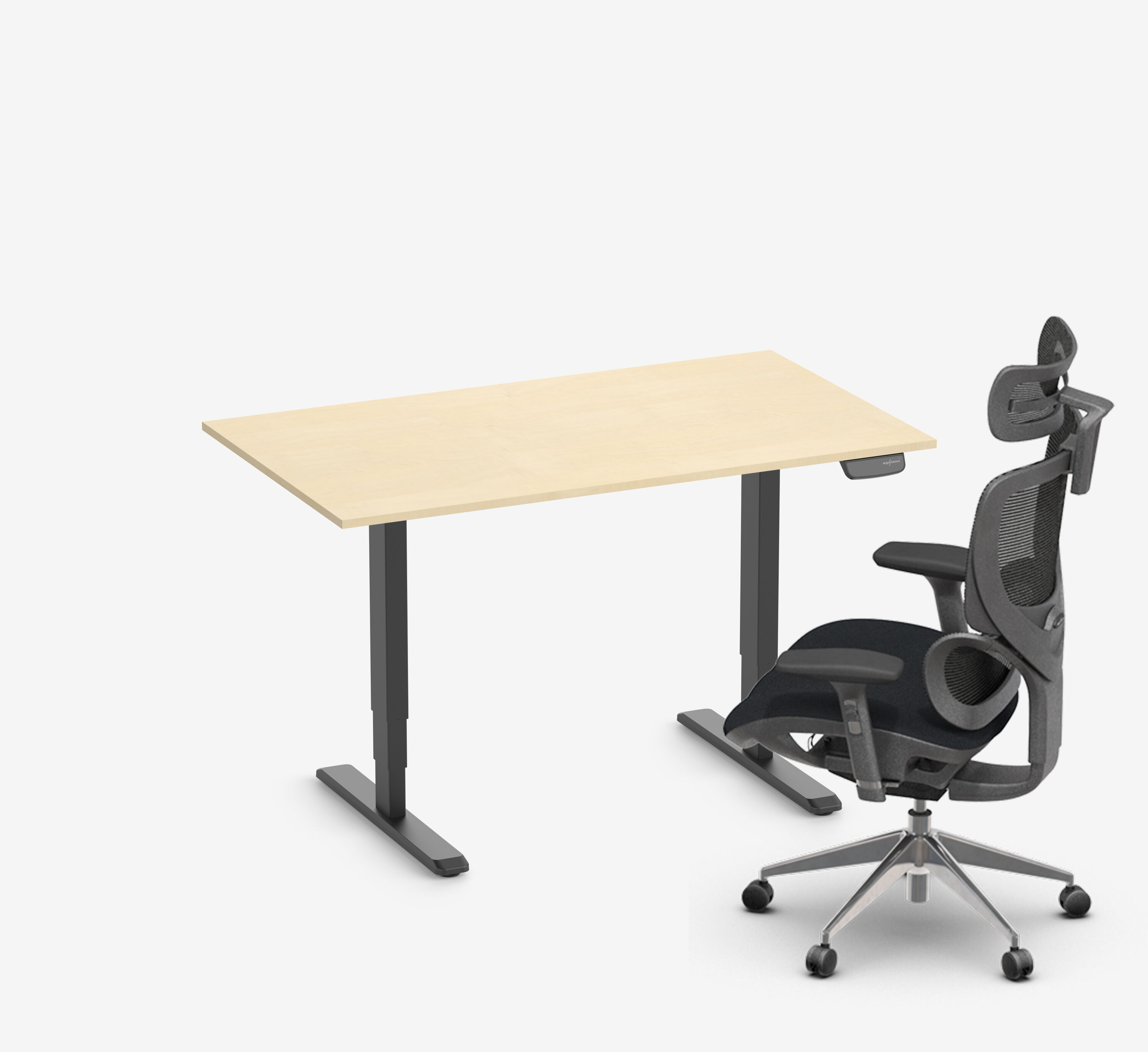 PRIMUS + Stuhl 140x80 Schwarz Birke