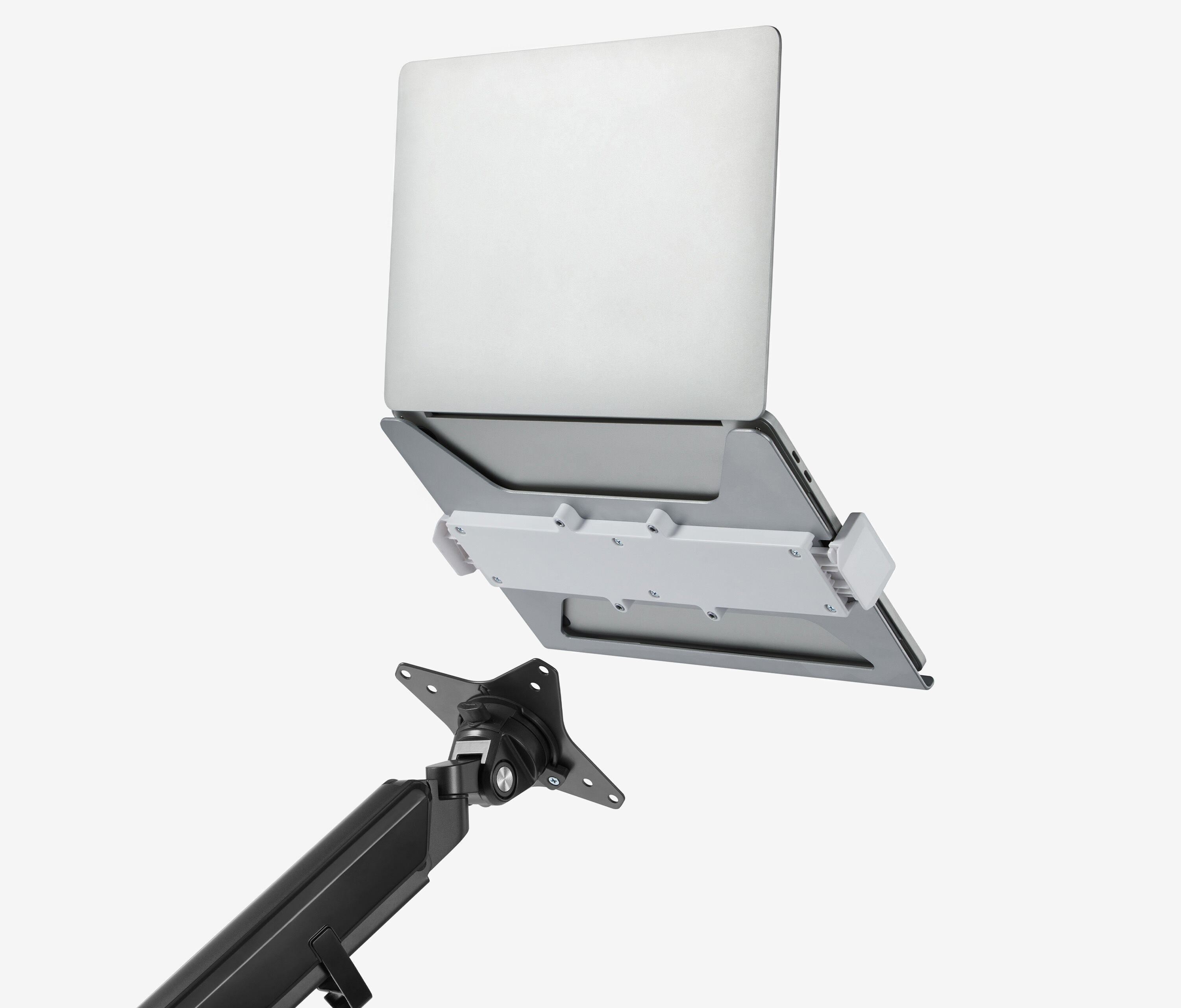 Laptop houder voor VESA monitorarmen