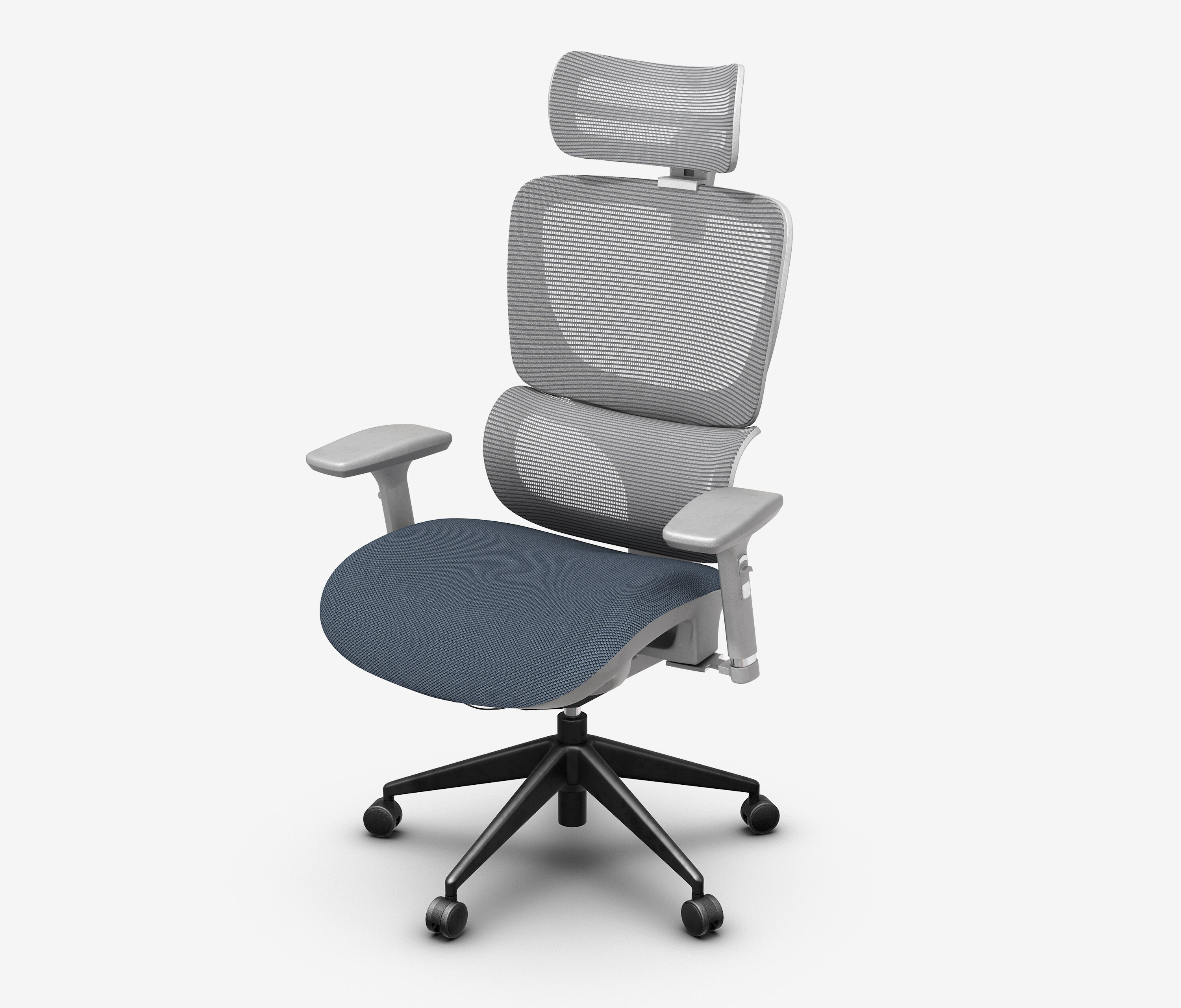 Bureaustoel SENTA FX Hoog Grijs Zwart