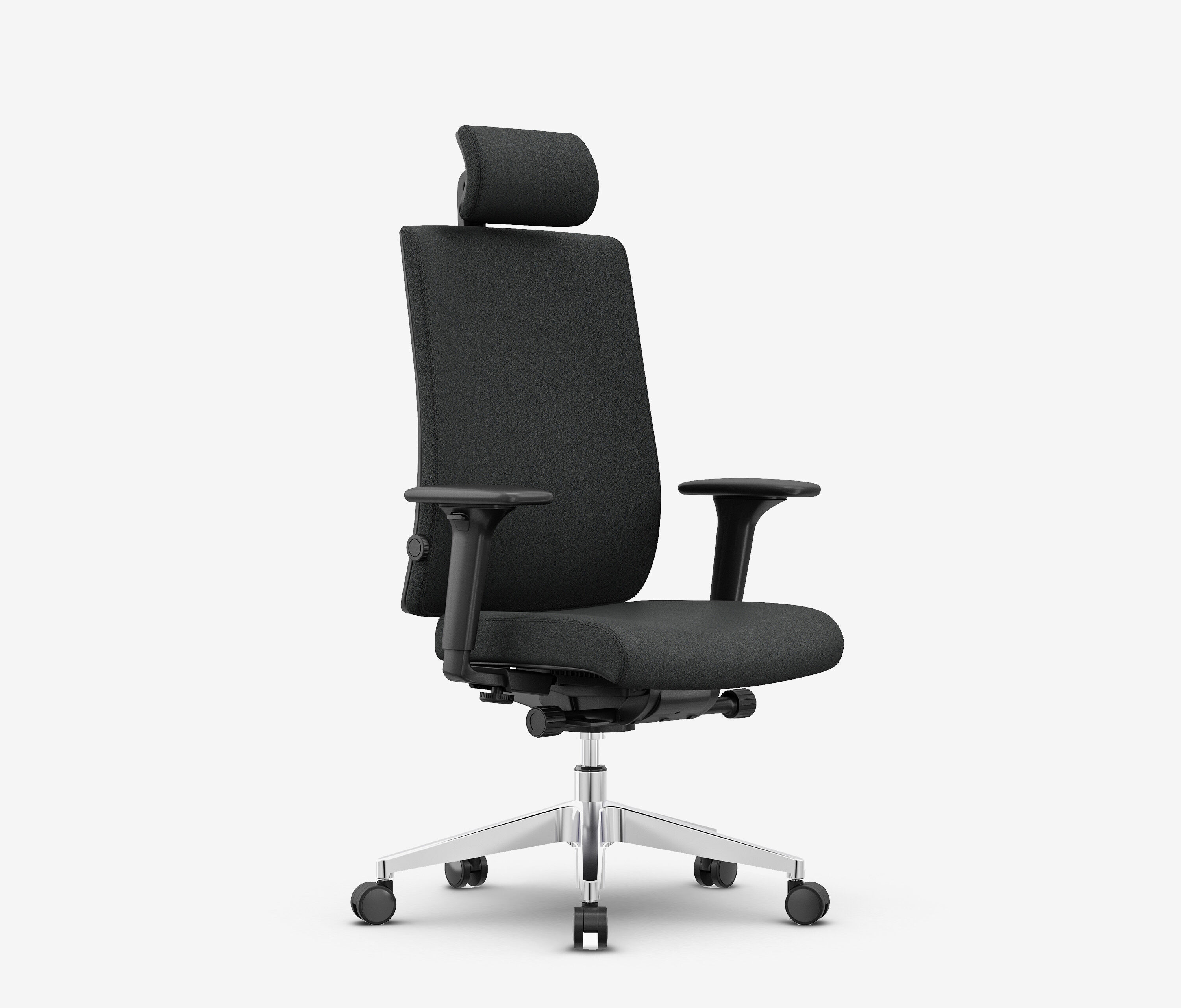 Bürodrehstuhl Senta Pro Schwarz Niedrig