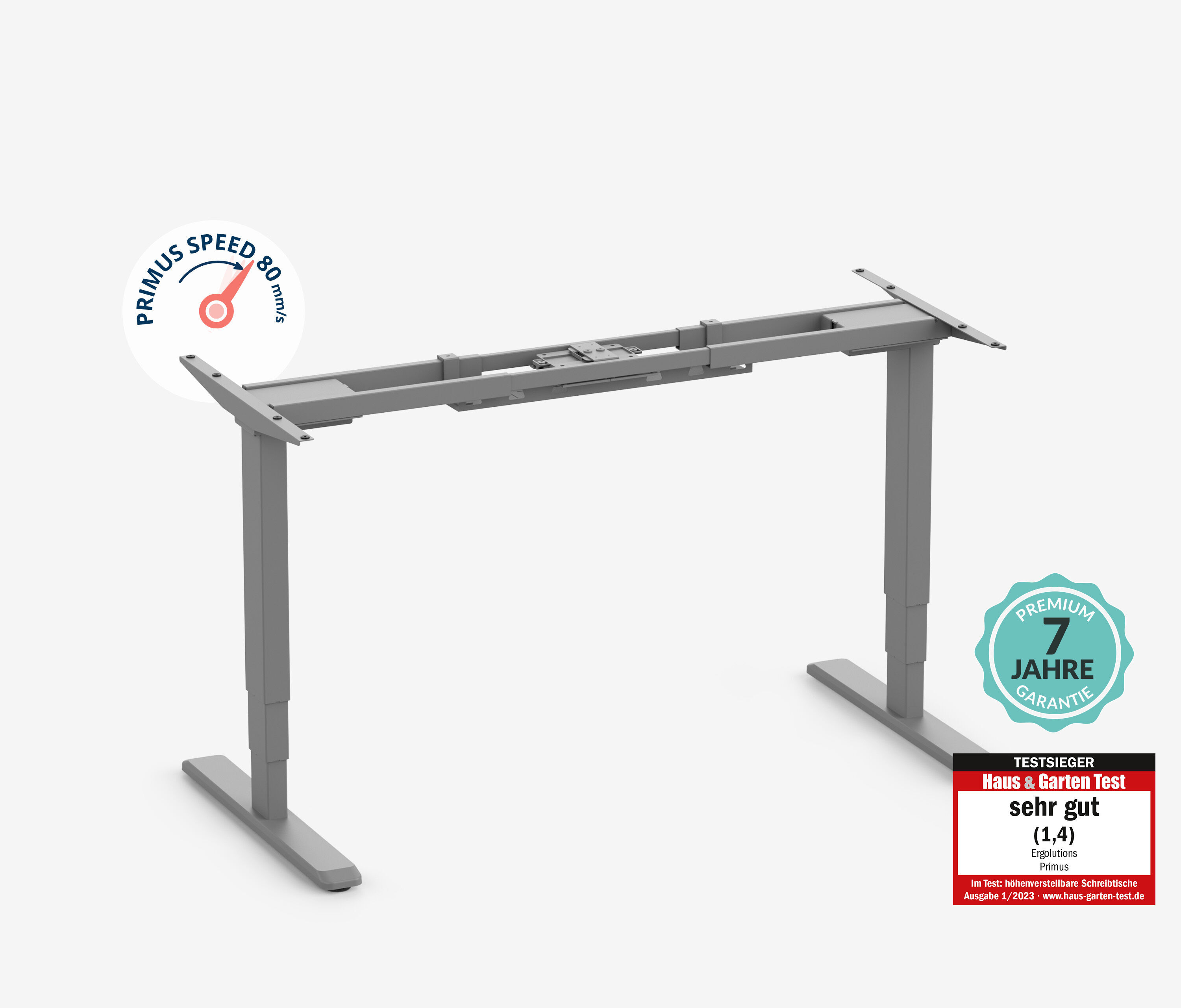 Tischgestell PRIMUS Speed Grau