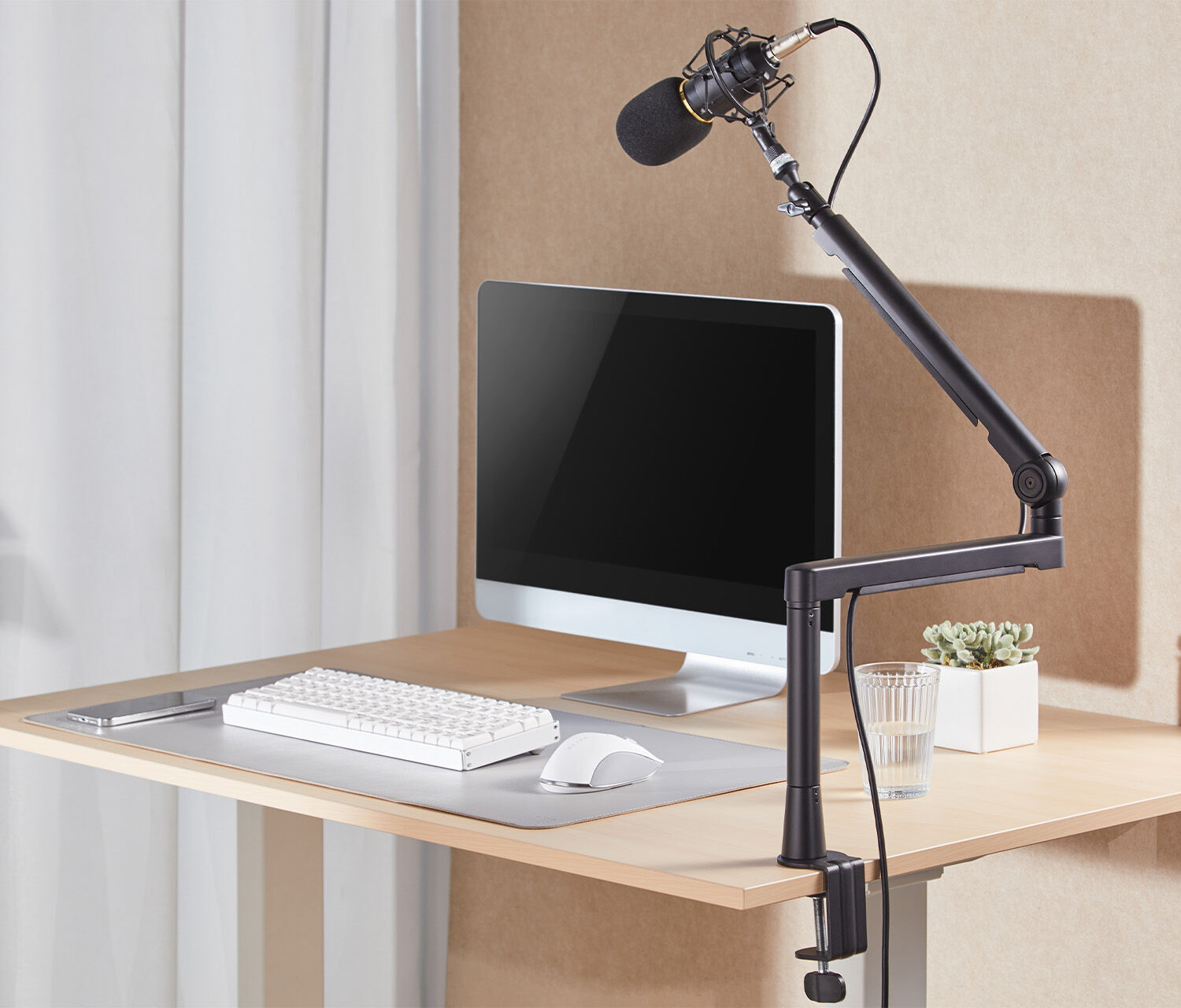 Mikrofon-/ Webcamarm mit 3 Gelenken