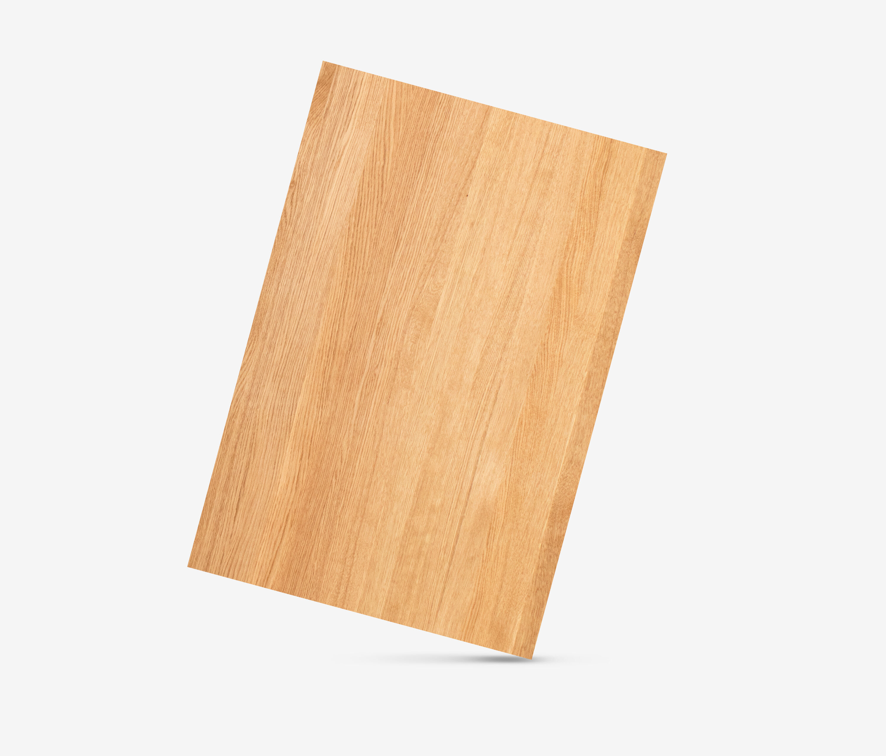 Eiche Echtholzplatte durchgängige Lamelle, 1400 x 800 x 20 mm