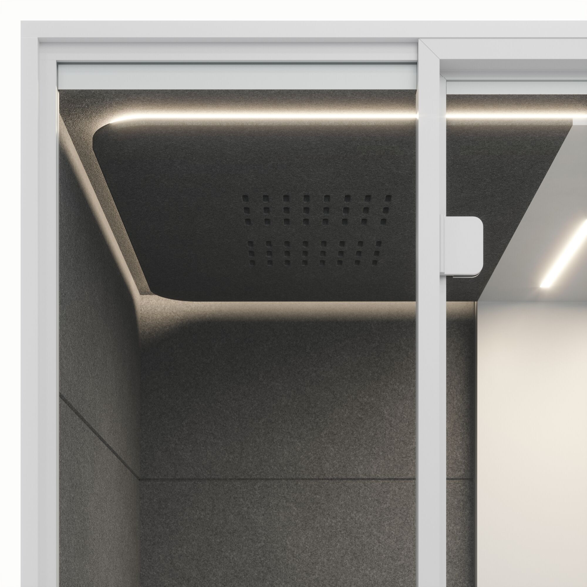 Meetingbox Quattro Weiß Anthrazit Kaffee Grau Standard Weiß