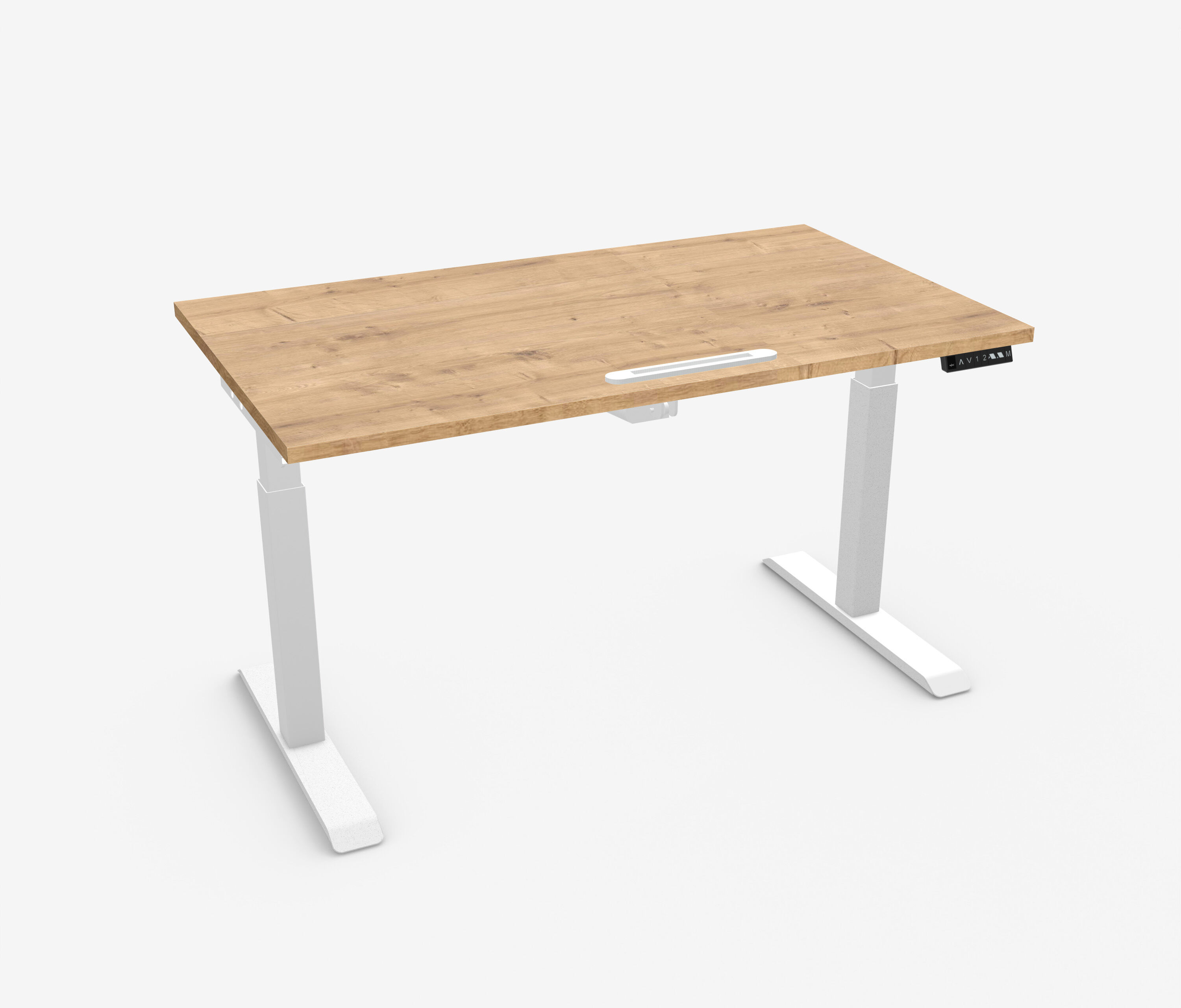 PRIMUS Studio Weiß Eiche 1400 x 800