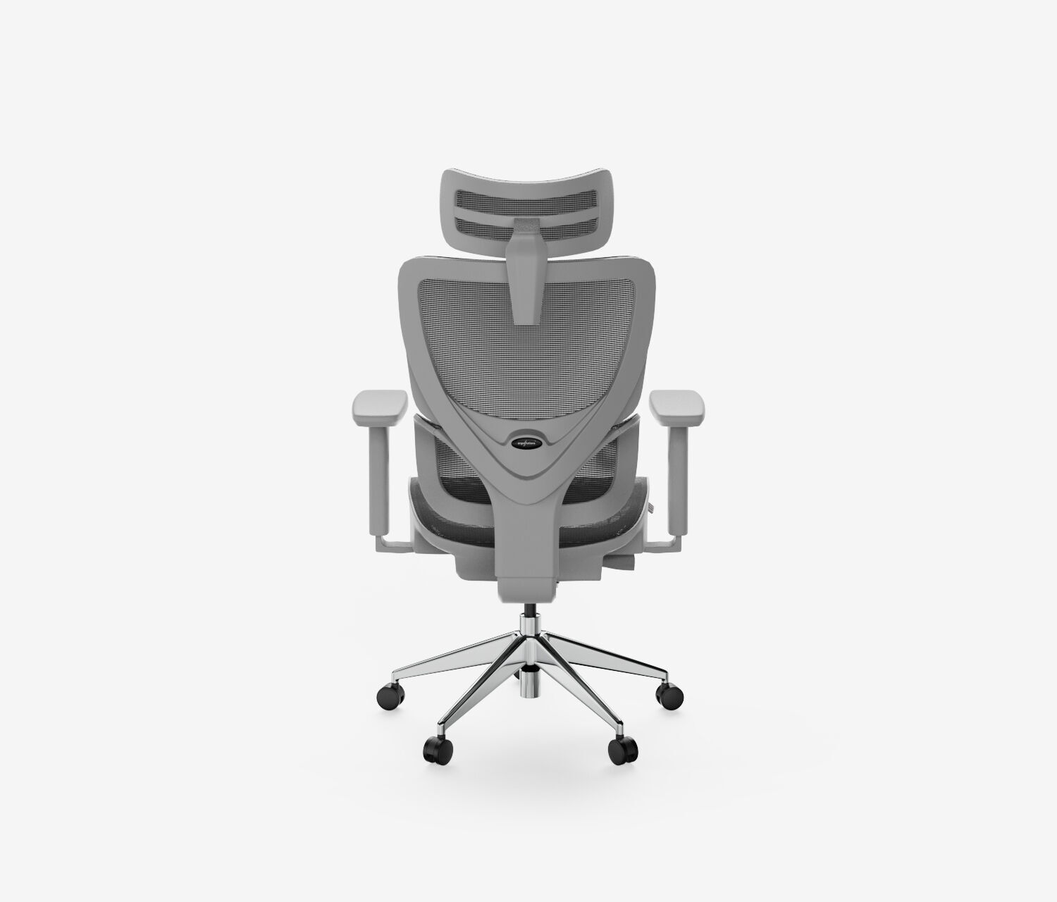 Bürodrehstuhl SENTA FX Mesh Normal Grau Silber