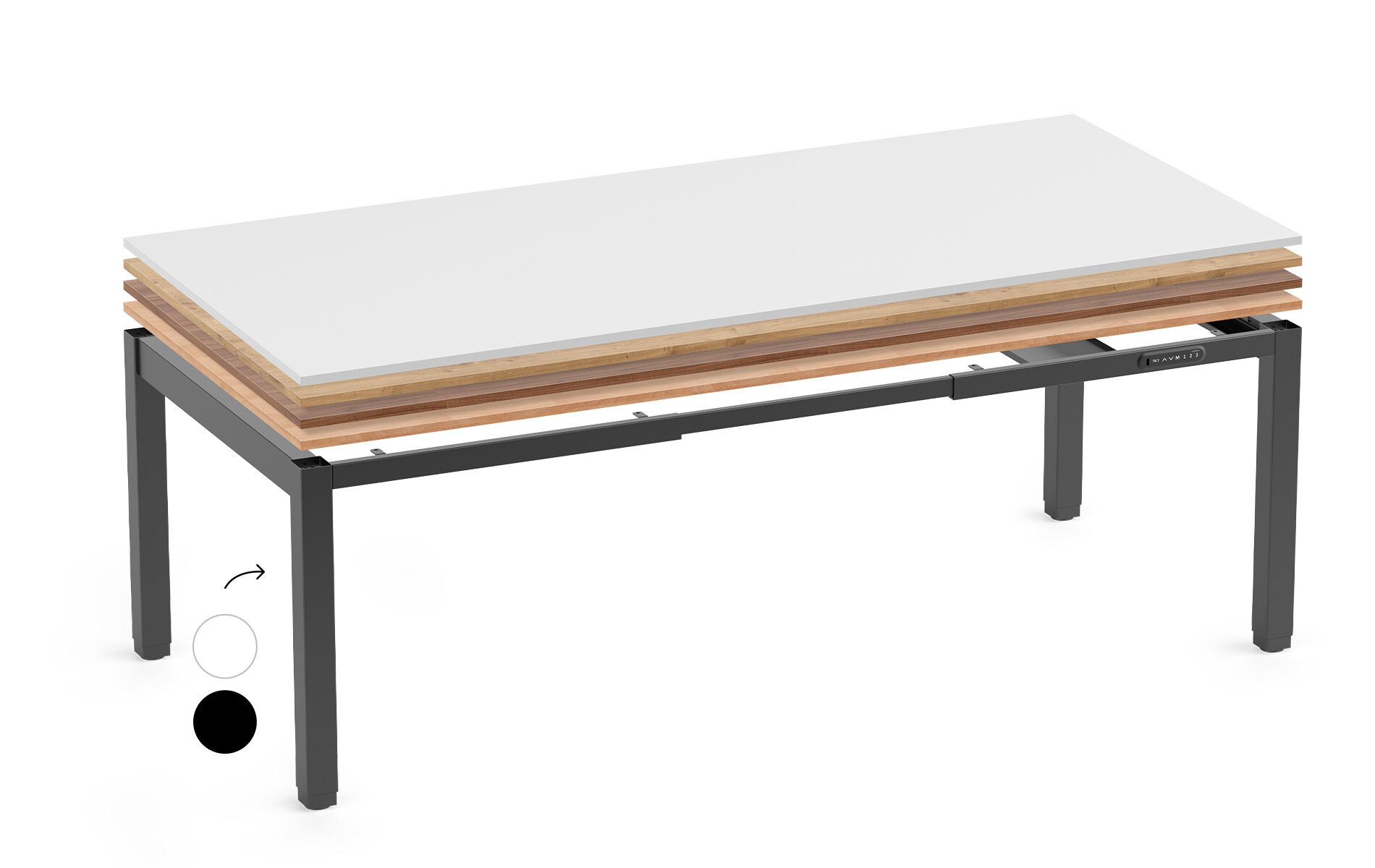 PRIMUS 4-BEIN XL TISCH ERHÄLTLICH IN 72 VARIANTEN