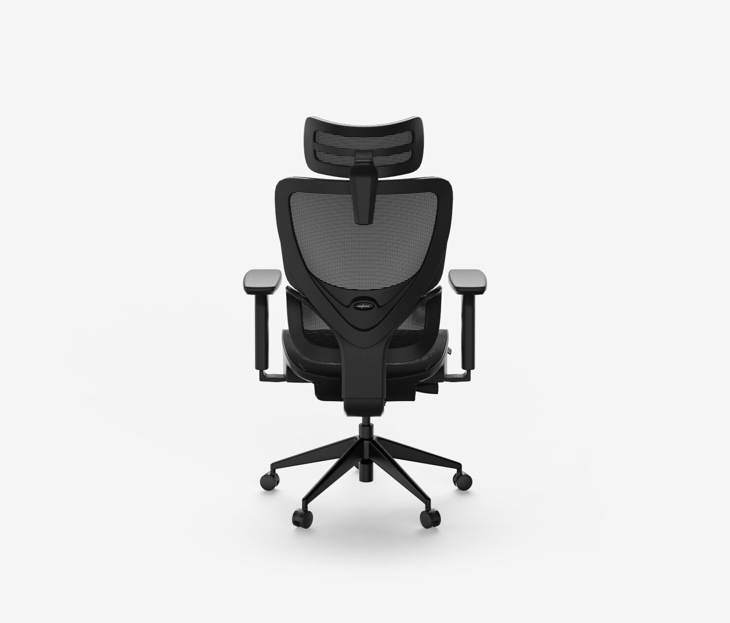 Bürodrehstuhl SENTA FX Mesh Niedrig Schwarz Schwarz