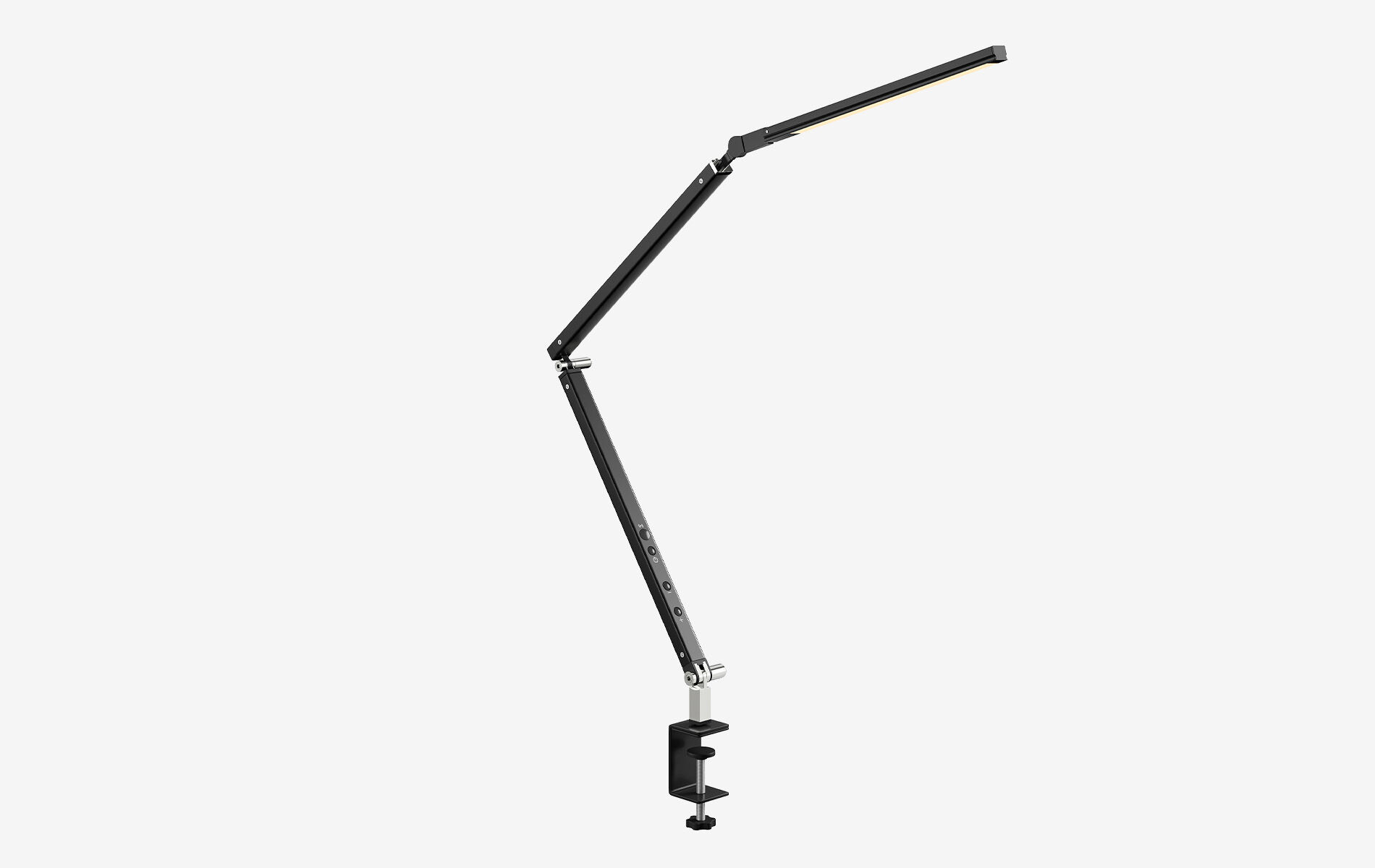Schreibtischlampe mit Klemme und Standfuß