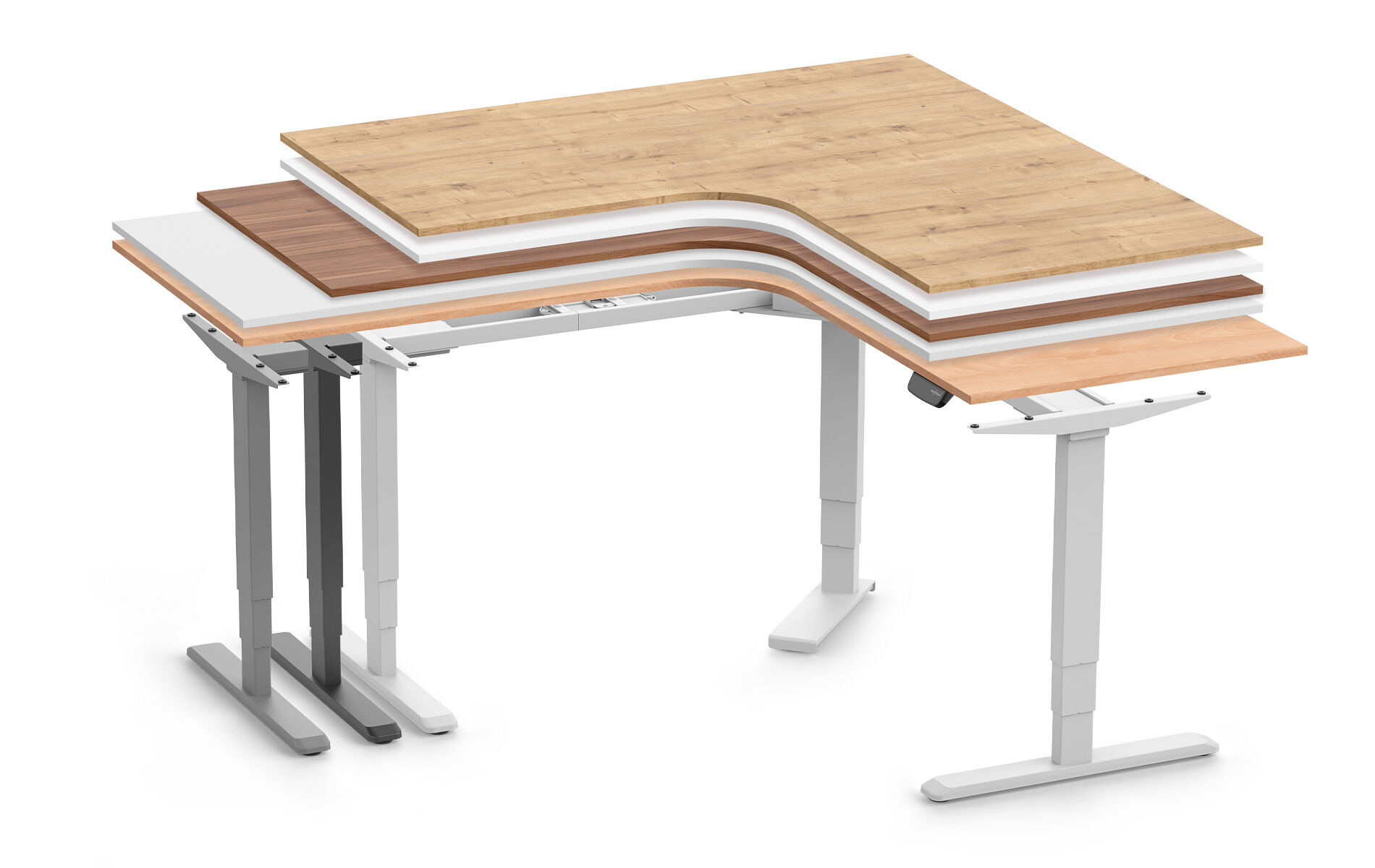 PRIMUS ECKSCHREIBTISCH– IN 72 VARIANTEN VERFÜBAR